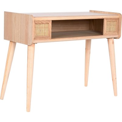 Console en bois et rotin, élégante RECOLLECTION