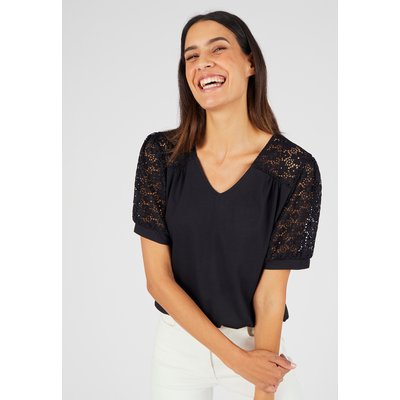 T-shirt détails macramé DAMART