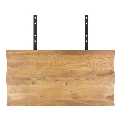 Rallonges en bois de chêne clair avec bordures naturelles pour table à manger SAVONE 300 cm (lot de 2) PIER IMPORT