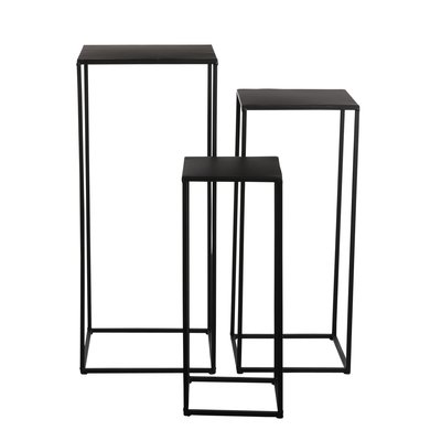 Lot de 3 tables d'appoint H70 cm QUINTY MICA DECORATIONS