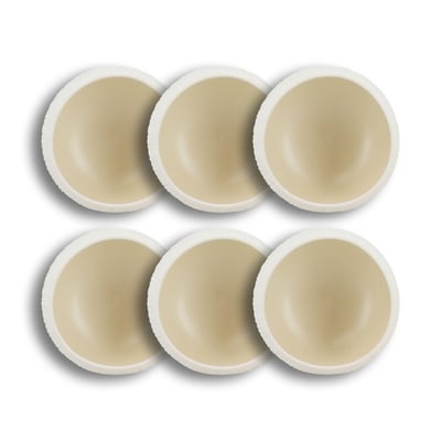 Lot de 6 bols en porcelaine 10cm, URUS OGO LIVING