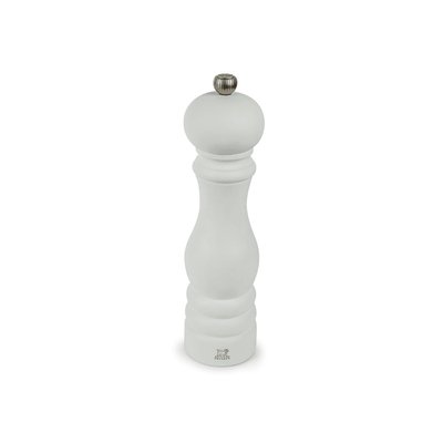 Moulin à sel manuel en bois couleur blanc mat 22 cm Paris PEUGEOT