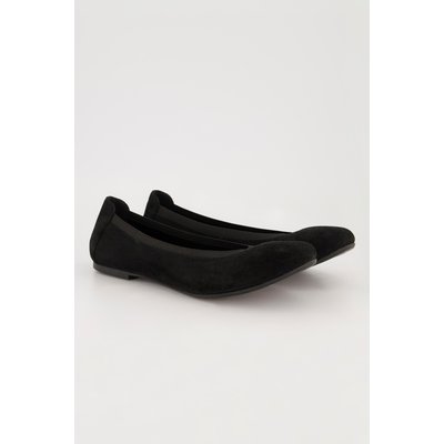 Ballerines en cuir suédé, entrée élastique ULLA POPKEN