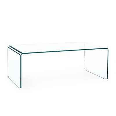 Table basse rectangulaire contemporaine en verre L120 - IDORA HELLIN, DEPUIS 1862