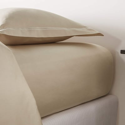 Drap housse LUXE satin de coton égyptien, bonnet 36 cm MPC MAISON