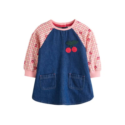 Robe en jean à manches raglan NEXT