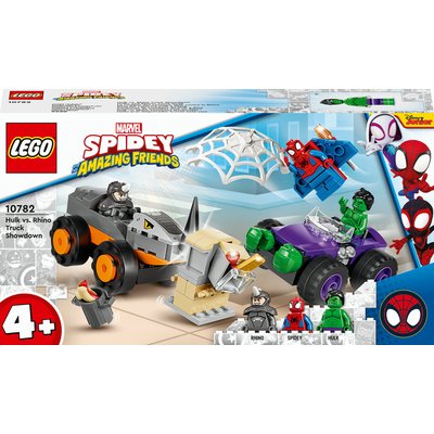 Marvel Spiderman Le combat des camions, Hulk contre le Rhino LEGO