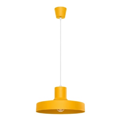 Suspension Acier Jaune E27 1 BILO EDEN