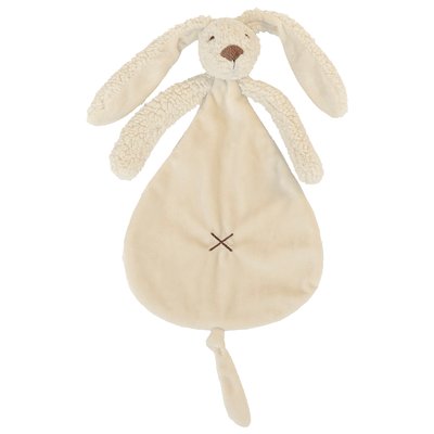 Doudou Lapin Richie recyclé beige 25 cm HAPPY HORSE