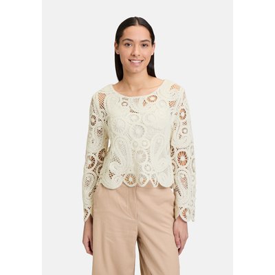 Pull-over en maille ajourée à encolure bateau BETTY BARCLAY