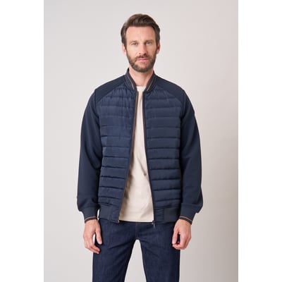 Sweat zippé homme bi-matière DURHAM DEELUXE