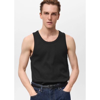 Débardeur côtelé slim fit MANGO MAN