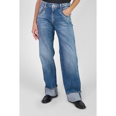 Jeans regular, droit 400/28 regular loose taille haute, longueur 34 LE TEMPS DES CERISES
