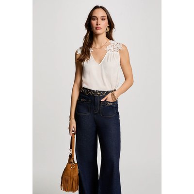 Top sans manches dentelle MORGAN