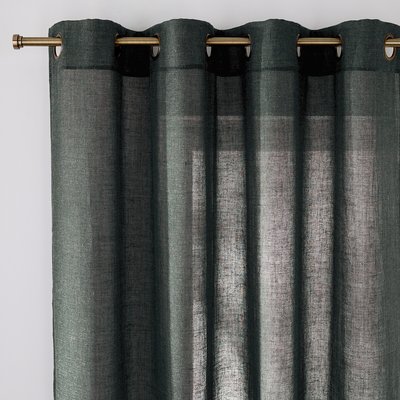 Aron Polyester and Linen Voile Panel with Eyelets LA REDOUTE INTERIEURS