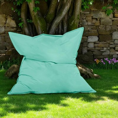 Pouf XXL extérieur turquoise 180 cm ARTA PIER IMPORT