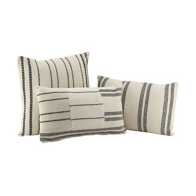 Coussins graphiques en coton (Lot de 3) AUBRY GASPARD