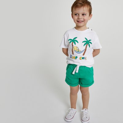 Conjunto de 2 peças, t-shirt e calções LA REDOUTE COLLECTIONS