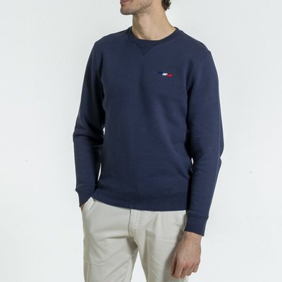 Sweat uni louis broderie 3 vaches 85% coton MISE AU GREEN