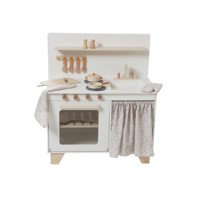 Cuisinette équipée avec rideau en bois VERTBAUDET