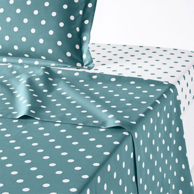 Laken in zuiver katoen met stiippenprint, Clarisse LA REDOUTE INTERIEURS