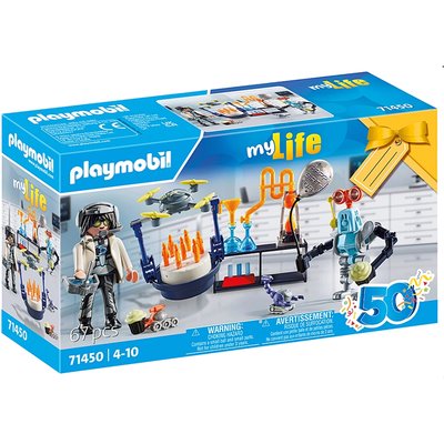 myLife Chercheur avec robots PLAYMOBIL