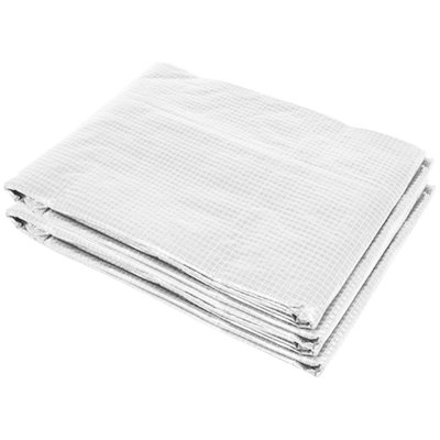 Bâche de rechange serre tunnel 3L x 2l x 2H m PE fenêtres + porte OUTSUNNY