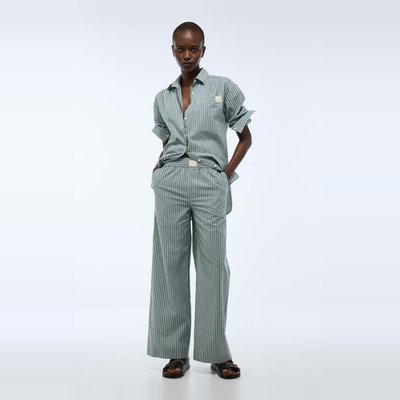 Pantalon de plage à rayures en coton BIO GOTS MONOPRIX