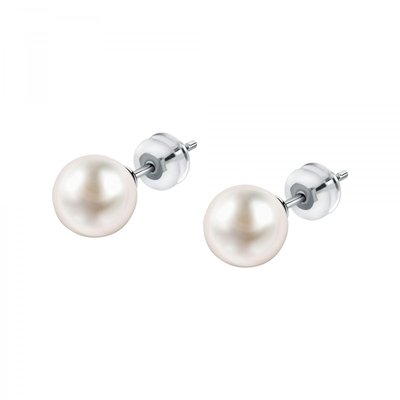 Boucles D'oreilles En Or Blanc 375 B-classic BLUESPIRIT