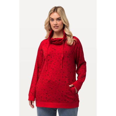 Sweat-shirt imprimé à petis pois. Poches ULLA POPKEN