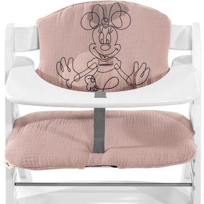Coussin Chaise-haute Select Minnie Mouse Rose HAUCK