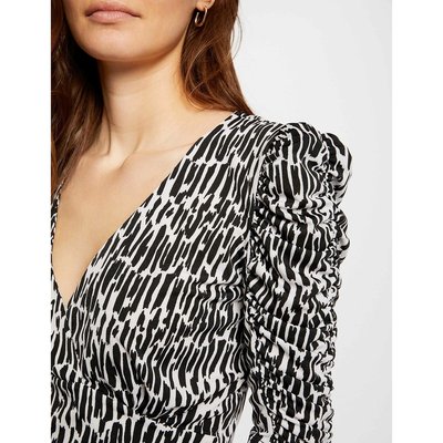 V-Neck Blouse with 3/4 Length Sleeves MORGAN