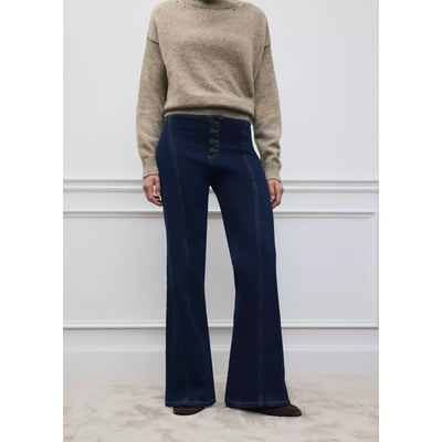 Jean taille basse coutures MANGO TEEN