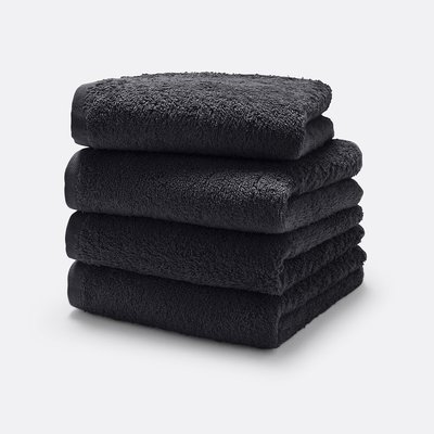 Lot 4 serviettes d'invité éponge 500g/m2,Scenario LA REDOUTE INTERIEURS
