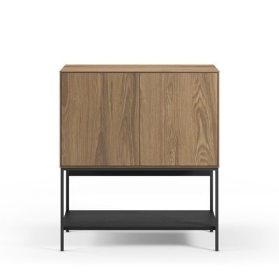 Buffet 2 portes en bois et métal H90cm - Elya DRAWER
