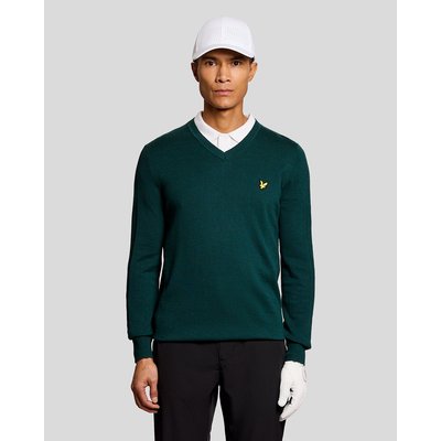 Pull en mélange de coton col V LYLE & SCOTT
