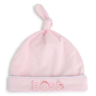 Bonnet de naissance à revers BOSS KIDSWEAR