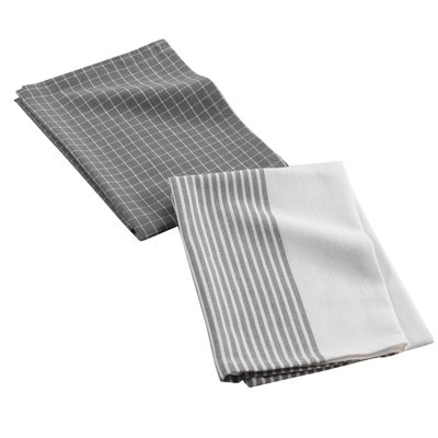 2 Serviettes torchons de cuisine DOUCEUR D'INTÉRIEUR