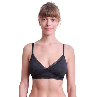 Lot 2 soutiens-gorge de grossesse coton biologique et dentelle VERTBAUDET