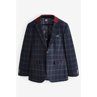 Veste de costume ajustée en flanelle NEXT