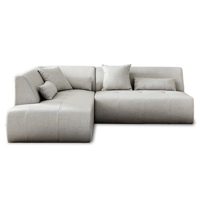 Canapé d'Angle gauche en Tissu 5 places - ONYX LISA DESIGN