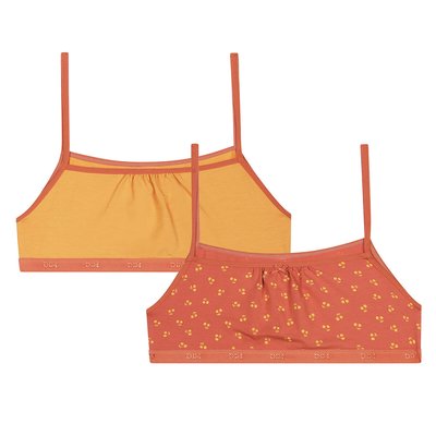 Lot de 2 brassières en coton DIM