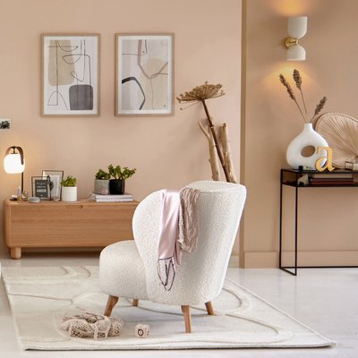 Lancy curly armchair LA REDOUTE INTERIEURS