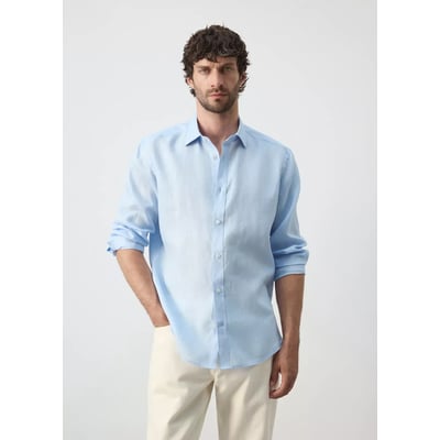Chemise regular fit 100 % lin MANGO MAN