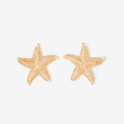 Petites boucles d'oreilles étoile mer effet sablé BALABOOSTE