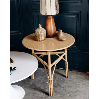 Table d'appoint en bambou Francine N°95 - Bon état DEBONGOUT
