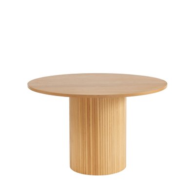 Table à manger 4 personnes ronde en bois- MATI DRAWER