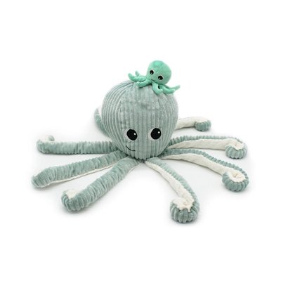 Peluche géante Filou la pieuvre et son bébé LES DEGLINGOS