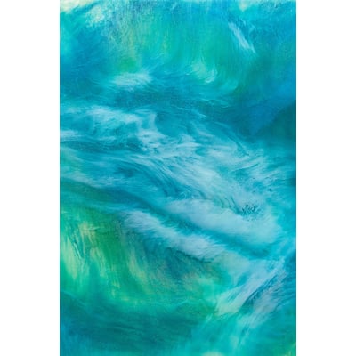 Tableau bleu nebuleux HEXOA