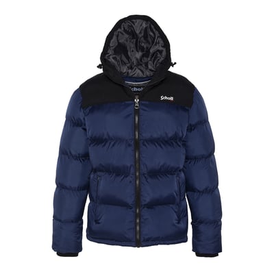 Doudoune bi-colore à capuche Utah 2 SCHOTT